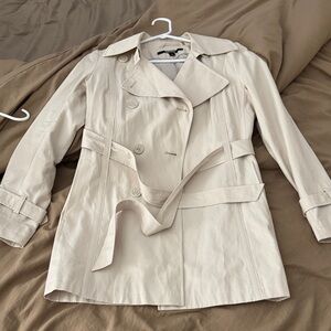 DKNY Light Beige Trench Coat